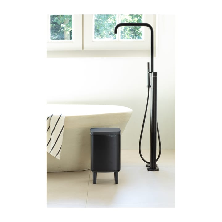 Bo caixote de lixo alto 7 L - Preto matte - Brabantia