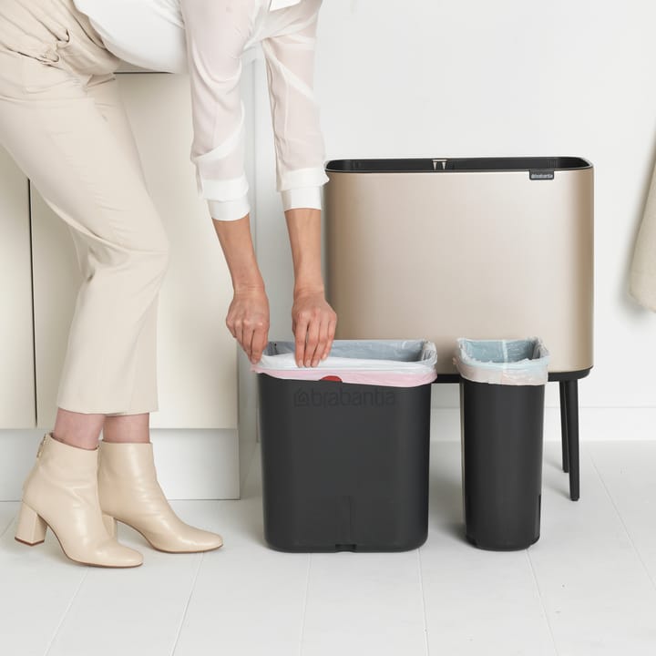 Bo Touch Bin 11+23 litros - Metallic Gold - Brabantia