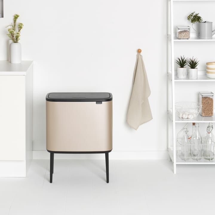 Bo Touch Bin 11+23 litros - Metallic Gold - Brabantia