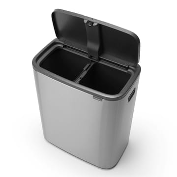 Bo Touch Bin 2x30 L - aço escovado-mate - Brabantia