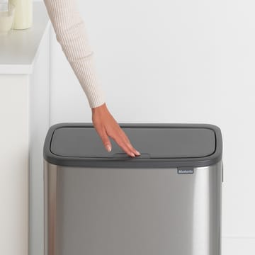 Bo Touch Bin 2x30 L - aço escovado-mate - Brabantia