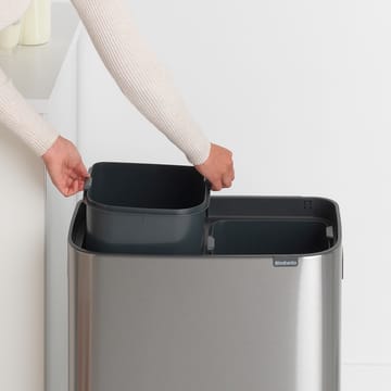 Bo Touch Bin 2x30 L - aço escovado-mate - Brabantia