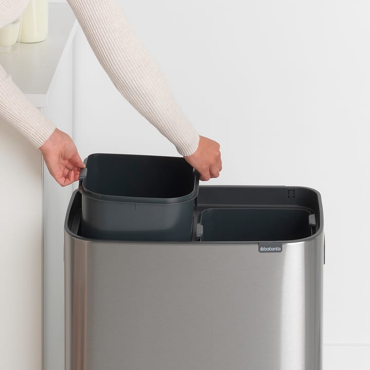 Bo Touch Bin 2x30 L, aço escovado-mate Brabantia