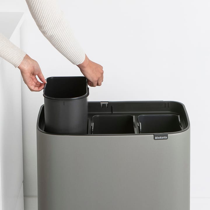 Bo Touch Bin 3 x 11 litros - Mineral concrete grey - Brabantia