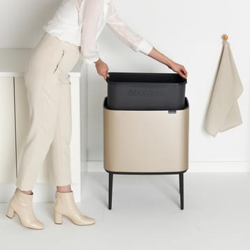 Bo Touch Bin 36 litros - Metallic Gold - Brabantia