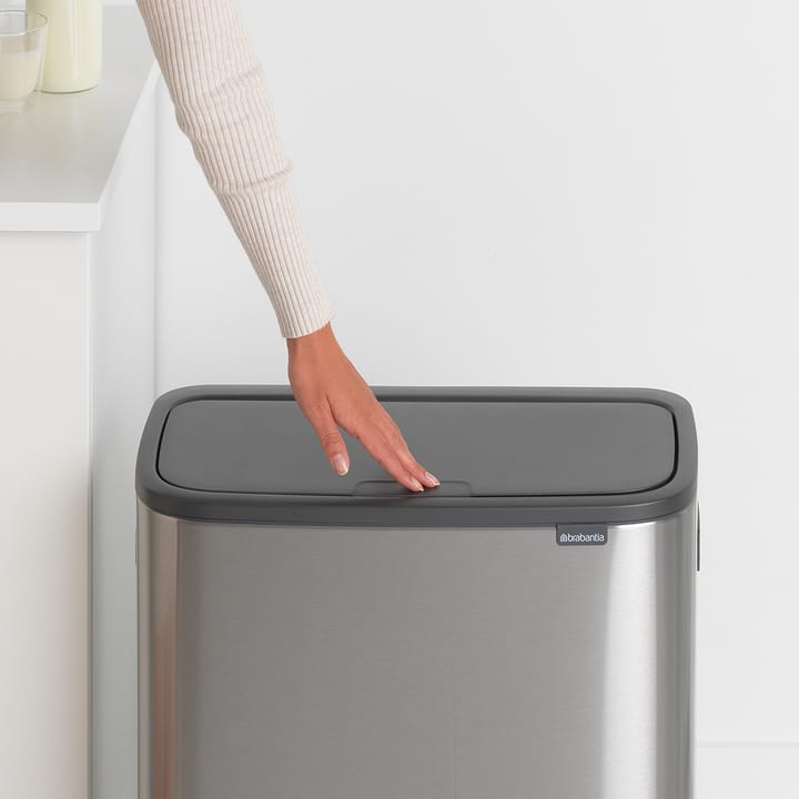 Bo Touch Bin 60 L, Aço escovado mate Brabantia