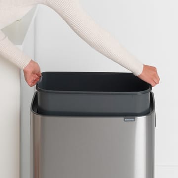 Bo Touch Bin 60 L - Aço escovado mate - Brabantia