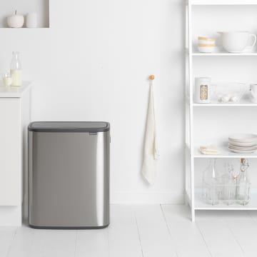 Bo Touch Bin 60 L - Aço escovado mate - Brabantia