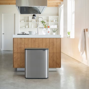 Bo Touch Bin 60 L - Aço escovado mate - Brabantia