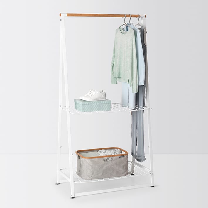 Cabide para roupa Linn grande - Branco - Brabantia