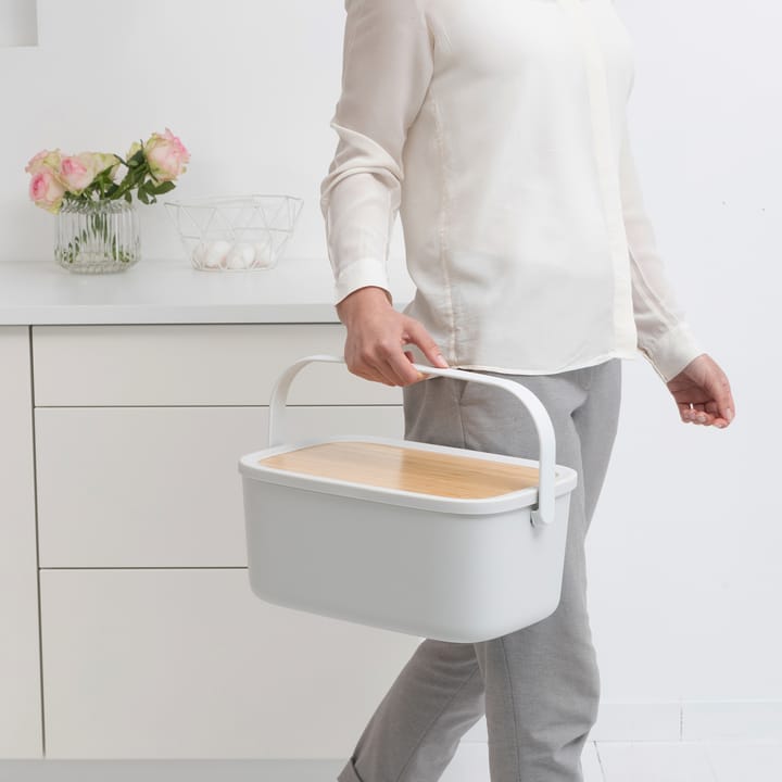 Caixa de pão Nic, light grey Brabantia