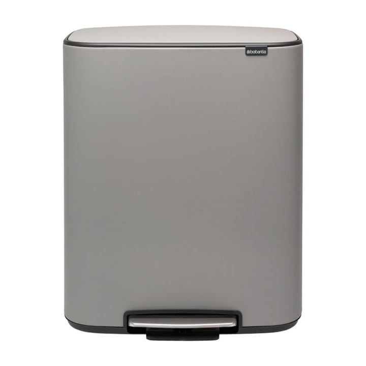 Caixote com pedal Bo Bin 2x30 L - Mineral concrete grey - Brabantia