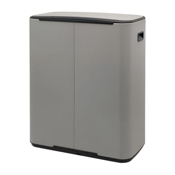 Caixote com pedal Bo Bin 2x30 L - Mineral concrete grey - Brabantia