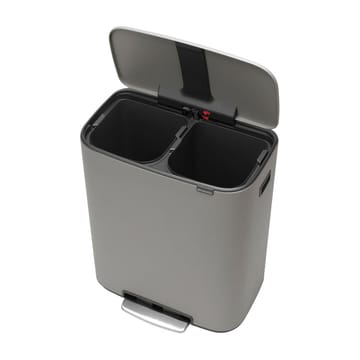 Caixote com pedal Bo Bin 2x30 L - Mineral concrete grey - Brabantia