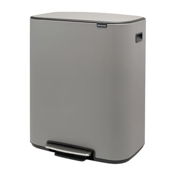 Caixote com pedal Bo Bin 2x30 L - Mineral concrete grey - Brabantia