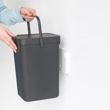 Caixote de lixo Sort & Go 12 l. - cinza - Brabantia