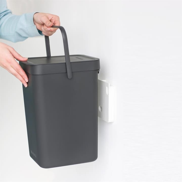 Caixote de lixo Sort & Go 12 l., cinza Brabantia