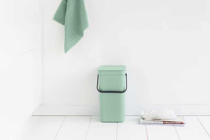 Caixote de lixo Sort & Go 12 l., Jade green Brabantia