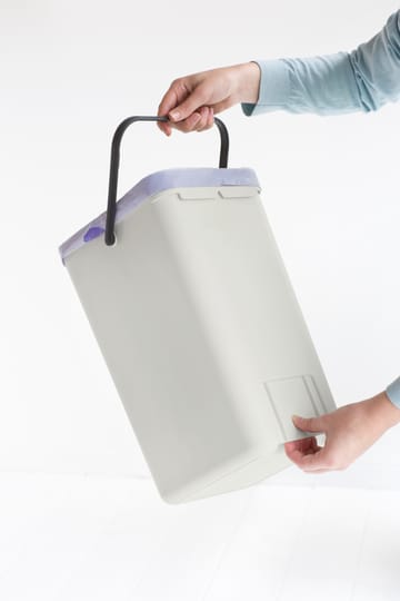 Caixote de lixo Sort & Go 12 l. - Light grey - Brabantia