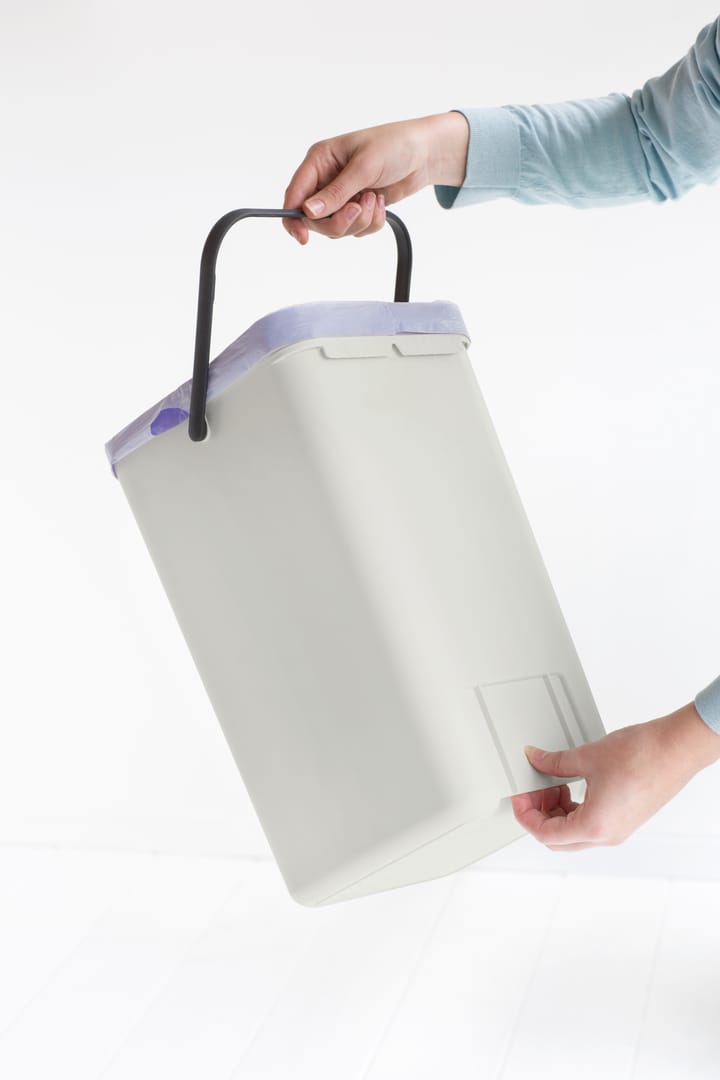 Caixote de lixo Sort & Go 12 l., Light grey Brabantia