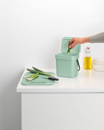 Caixote de lixo Sort & Go 3 l. - Jade green - Brabantia