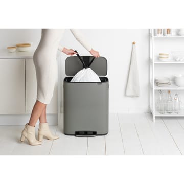 Caixote de pedal Bo 60 L - Mineral concrete grey - Brabantia