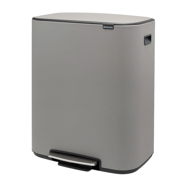 Caixote de pedal Bo 60 L - Mineral concrete grey - Brabantia