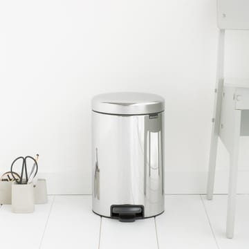 Caixote de pedal New Icon 12 litros - brilliant steel - Brabantia