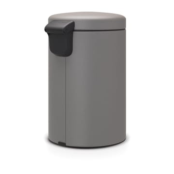 Caixote de pedal New Icon 12 litros - Mineral concrete grey - Brabantia