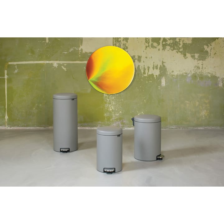 Caixote de pedal New Icon 12 litros - Mineral concrete grey - Brabantia