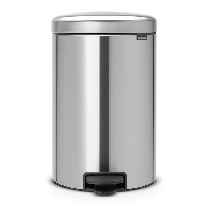 Caixote de pedal New Icon 20 litros - aço mate - Brabantia