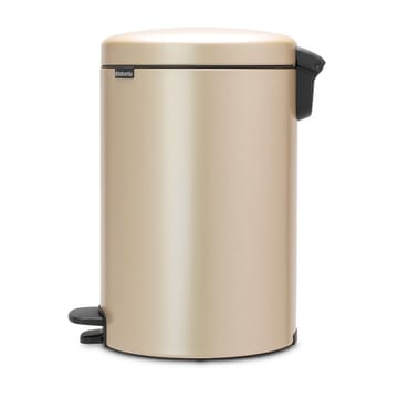 Caixote de pedal New Icon 20 litros - Metallic Gold - Brabantia