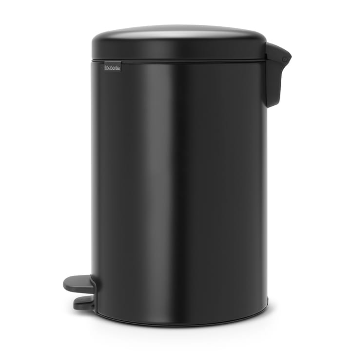 Caixote de pedal New Icon 20 litros, preto mate Brabantia