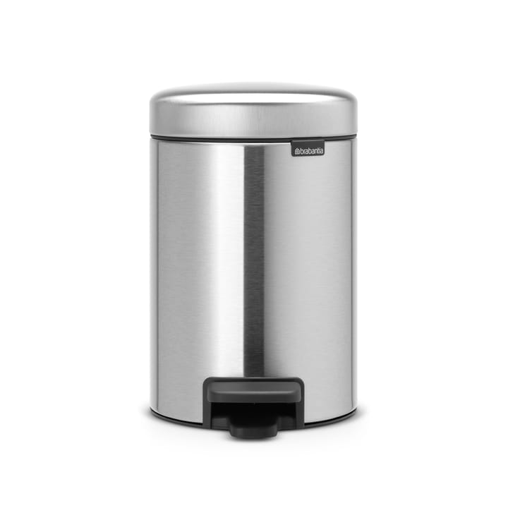 Caixote de pedal New Icon 3 litros - aço mate - Brabantia