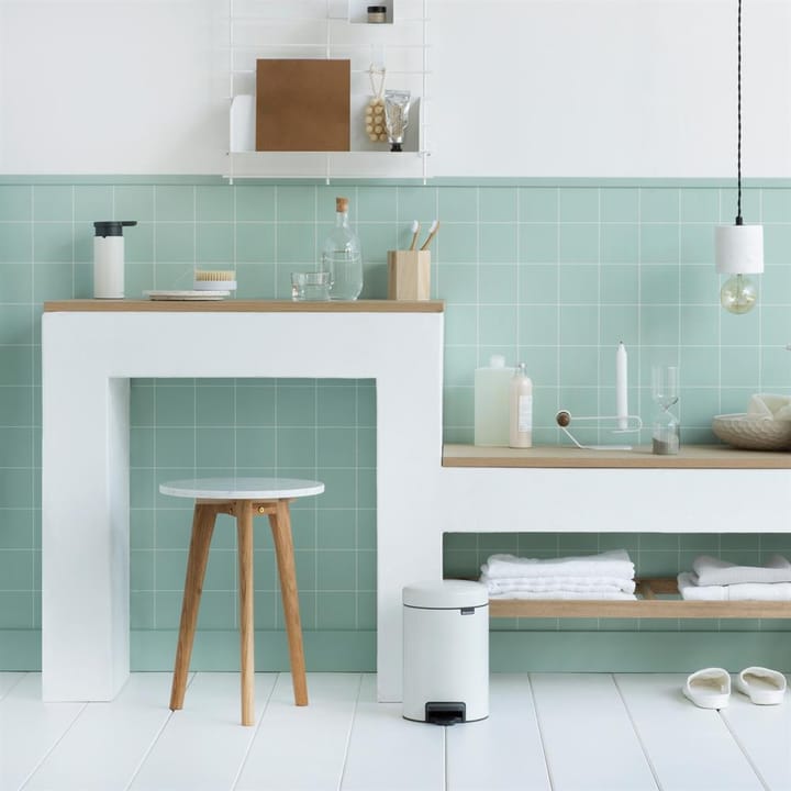 Caixote de pedal New Icon 3 litros - branco - Brabantia