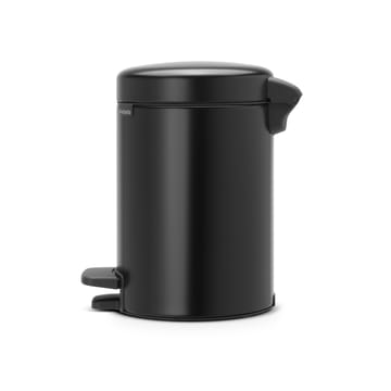 Caixote de pedal New Icon 3 litros - preto mate - Brabantia