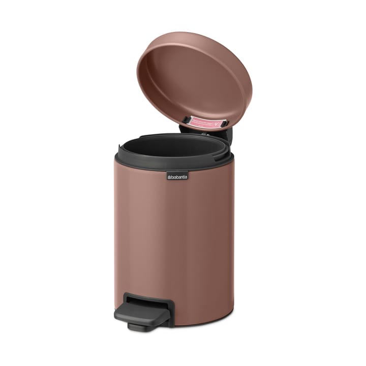 Caixote de pedal New Icon 3 litros - Satin Taupe - Brabantia