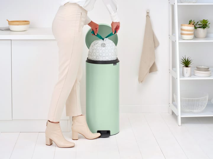 Caixote de pedal New Icon 30 litros - Jade Green - Brabantia