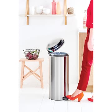 Caixote de pedal New Icon 30 litros - Matt steel fingerprint proof - Brabantia