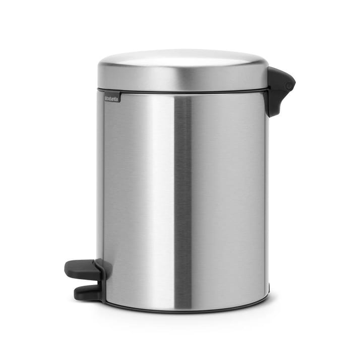 Caixote de pedal New Icon 5 litros - aço mate - Brabantia