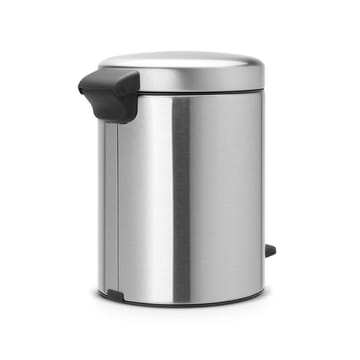 Caixote de pedal New Icon 5 litros - aço mate - Brabantia