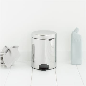 Caixote de pedal New Icon 5 litros - brilliant steel - Brabantia