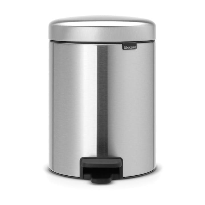 Caixote de pedal New Icon 5 litros - Matt steel fingerprint proof - Brabantia