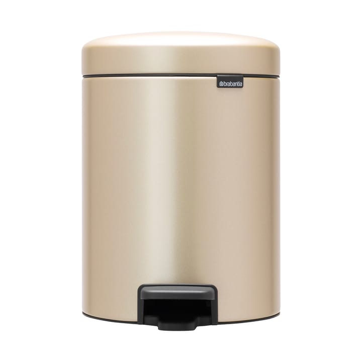 Caixote de pedal New Icon 5 litros - Metallic Gold - Brabantia