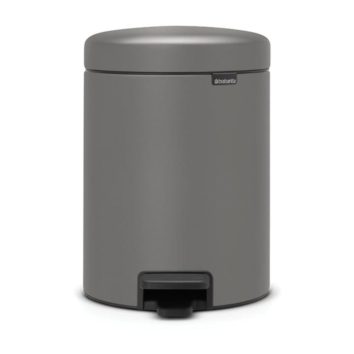 Caixote de pedal New Icon 5 litros - Mineral concrete grey - Brabantia