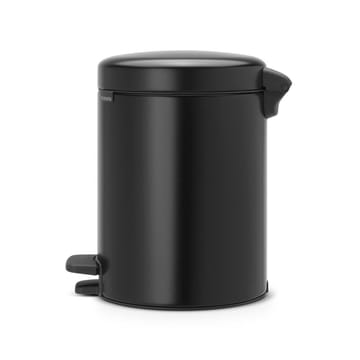 Caixote de pedal New Icon 5 litros - preto mate - Brabantia