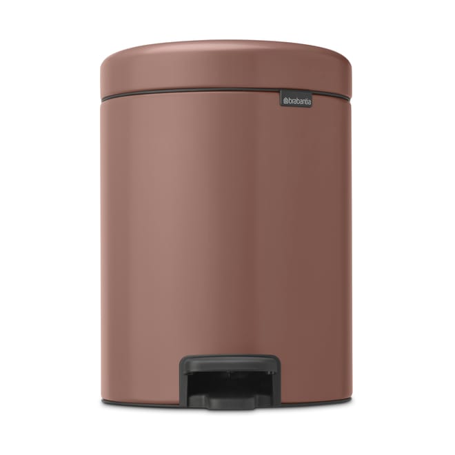 Caixote de pedal New Icon 5 litros - Satin Taupe - Brabantia