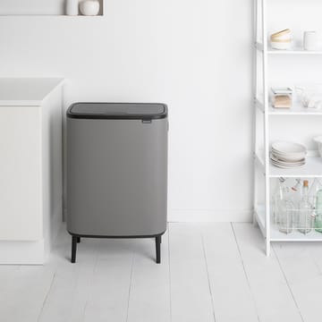 Caixote de toque Bo alto 2x30 L - Mineral concrete grey - Brabantia