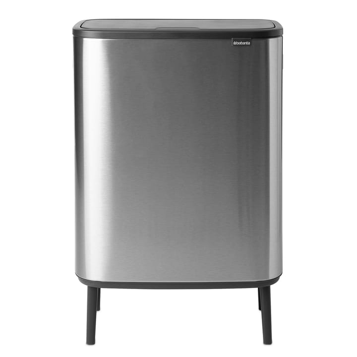 Caixote de toque Bo alto 60 L - Aço escovado mate - Brabantia