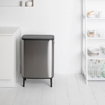 Caixote de toque Bo alto 60 L - Aço escovado mate - Brabantia